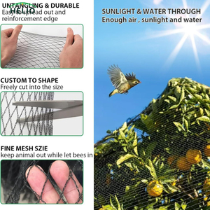 Filet anti-oiseaux en nylon résistant aux UV pour vignobles, <span class=keywords><strong>protection</strong></span> des arbres fruitiers, filet de capture d'<span class=keywords><strong>animaux</strong></span> et d'oiseaux, maille anti-oiseaux - Product Image 3