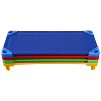 Lit d'enfant empilable en plastique, idéal pour la sieste, pour les enfants de plus de 3 ans, modèle QL-106-3 – Vente chaude personnalisable en usine
