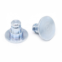 Rivets à tête plate en acier au carbone massif de haute qualité, fabriqués sur mesure par une usine OEM, rivets à épaule, rivets aveugles en aluminium et en laiton
