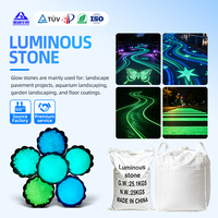 Galets lumineux à haute luminosité, pierres qui brillent dans le noir, durables, pour la décoration de paysages, d'aquariums et de jardins