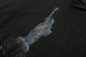 Sudadera con capucha vintage con estampado de la Estatua de la Libertad, estilo vintage, FOG 24 - Product Image 2