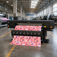 Machine d'impression numérique textile rouleau à rouleau à sublimation 4 têtes grand format, vente chaude usine Chine