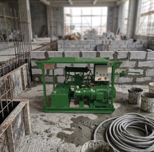 Electric Hydraulic Grout <b>Pump</b> 15 HP Green Fully Hydraulic System Cement Slurry Injector Motor 90L/min Productivity 1 Year - Product Image 4