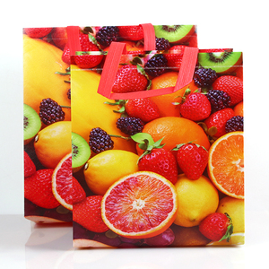 Bolsa de frutas reutilizable laminada a prueba de lluvia, bolsa de embalaje para verdulería - Product Image 6