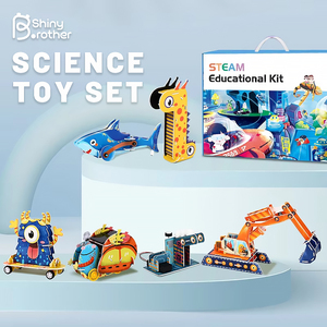 Popular DIY Engenharia Solar STEAM Educacional Ciência Kits Puzzle Brinquedos Set para a Aprendizagem das Crianças - Product Image 3