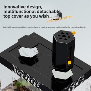 Serre pour tortues à niveau d'eau élevé, type crochet, <span class=keywords><strong>plateforme</strong></span> d'escalade pour tortues d'eau profonde, aquarium, île flottante - Product Image 4