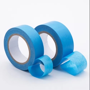 Cinta Adhesiva de Papel de Arroz Washi con Banda Dorada Impresa a Color, Rollo Jumbo para Enmascarar en Pintura, Precio de Fábrica - Product Image 1