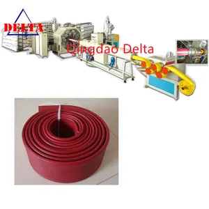 Plastic PVC discharge lay flat tape tube making machine lay-flat discharge hose extrusion machine