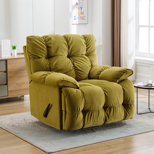 Oferta Sofá Silla Reclinable Individual <span class=keywords><strong>de</strong></span> Tela para Descanso y Relajación Set <span class=keywords><strong>de</strong></span> Sofá Reclinable <span class=keywords><strong>de</strong></span> Tela - Product Image 2