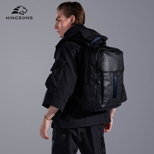 Kingsons Men's Business <b>Backpack</b> 20-35L Waterproof Multiple <b>Compartments</b> Everyday Use - Product Image 1