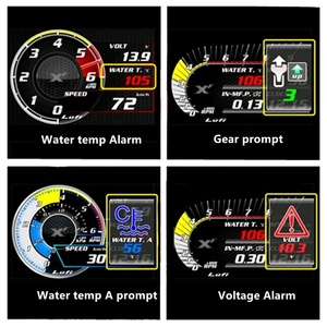 มาตรวัดดิจิตอลอัจฉริยะ <span class=keywords><strong>LUFI</strong></span> <span class=keywords><strong>XF</strong></span> OBD2 สำหรับรถยนต์ แสดงค่า AFR, RPM, ระดับน้ำมันเชื้อเพลิง, อุณหภูมิน้ำมันเครื่อง, ความเร็ว, อุณหภูมิน้ำ, แรงดัน, ตำแหน่งเกียร์ รุ่นภาษาอังกฤษ - Product Image 5