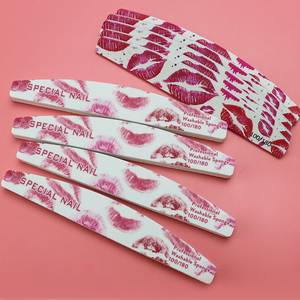 Cao đàn hồi chất lượng cao tốt Son môi in chuyên nghiệp Nail Salon thực hiện miếng bọt biển Nail tập tin - Product Image 4