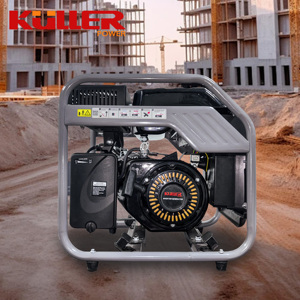 KULLER KU2500 5Kvaガソリン発電機2200W 4ストローク空冷エンジン6L燃料タンク自動/リコイル始動 - Product Image 3