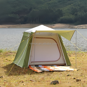 Tente de <span class=keywords><strong>camping</strong></span> familiale de haute qualité, double couche, imperméable, pour <span class=keywords><strong>4</strong></span> personnes, vente en gros - Product Image 3