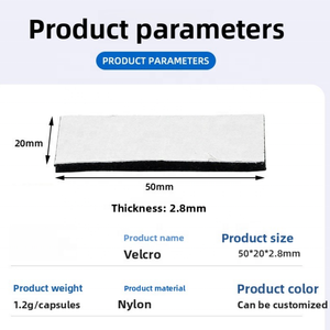 Sangles auto-agrippantes multi-styles personnalisées en nylon multi-usages pour fixation de rideaux, bricolage textile et organisation domestique - Product Image 6