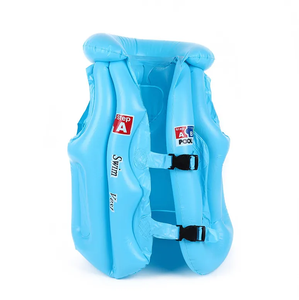 PVC nổi bé bơi áo khoác an toàn nhân viên cứu hộ vest 3-10 tuổi trẻ em Inflatable cuộc sống bơi vest - Product Image 1