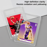 Dalle de Carte Gradée Ultra-Sonore Transparente 35PT Personnalisée en Acrylique pour Cartes à Collectionner, Étui Support de Classement, pour Dalles CGC PSA
