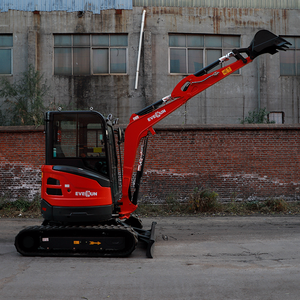 Mini-excavatrice ERE27, excavatrice compacte sur chenilles pour l'agriculture, le jardinage et les petites travaux de construction - Product Image 5