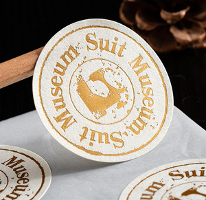 Étiquettes d'emballage personnalisées Autocollant en relief Autocollants d'estampage or <span class=keywords><strong>champagne</strong></span> - Product Image 2