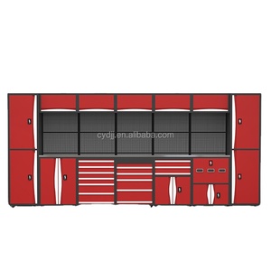 CYD Heavy Duty Metal Cabinet Lockable <strong>Drawers</strong> Adjustable Legs Large Load Capacity Garage Storage System Workstation <strong>Tool</strong> Cabinet - Product Image 2