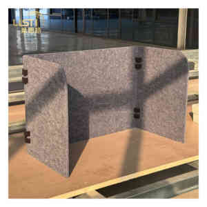 Divisor de Escritorio Acústico de Poliéster Absorbente de Sonido, Plegable, con Instalación de Velcro - Product Image 6