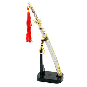 Armageddon - No hay juego de habitación que rodea al dragón también cuchillo todas las artes y artesanías de Metal decoración espada modelo llavero de metal - Product Image 2