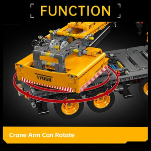 Moule <span class=keywords><strong>King</strong></span> 17058 série d'ingénierie Moc technique grue mobile motorisée bloc de construction jouets télécommande camion électrique briques - Product Image 3