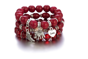 Pulsera de Aleación con Cuentas en Forma de Corazón <span class=keywords><strong>para</strong></span> Mujer, Diseño Más Reciente de <span class=keywords><strong>2022</strong></span>, Gran Venta - Product Image 5