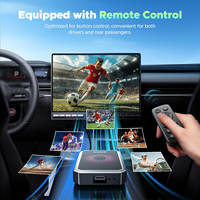 Adaptador Inalámbrico LAMTTO 4 en 1 para CarPlay y Android Auto, para Transmitir Netflix/YouTube/TikTok, Pantalla Dividida, Salida HD 4K