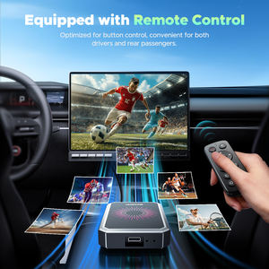 LAMTTO Boîtier AI 4-en-1 Adaptateur sans fil CarPlay et Android Auto pour la diffusion en streaming de Netflix/<span class=keywords><strong>YouTube</strong></span>/<span class=keywords><strong>TikTok</strong></span>, écran partagé, sortie HD 4K - Product Image 6