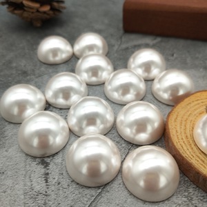 Perle Sintetiche (Creati in Laboratorio) Simil-Perla da 318mm con Fondo Piatto; Perle Sciolte Rotonde per Creazione di Gioielli - Product Image 1