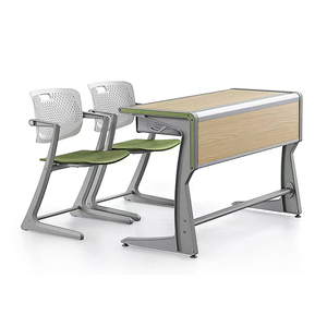 Muebles de Aula Universitaria de Nuevo Diseño, Mesa de Estudio para Estudiantes, Escritorio y Silla Escolar - Product Image 4