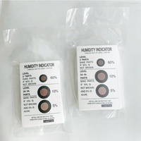Changement de couleur Cobalt gratuit 5-10-60% Carte d'indicateur d'humidité Marron à couleur azur