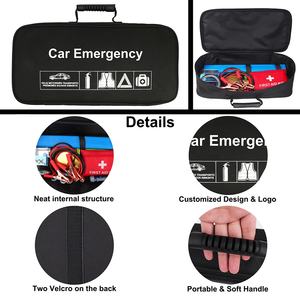 Noodautokit, noodhulpmiddelenset voor voertuigen en vrachtwagens met luchtcompressor, startkabels en EHBO-<span class=keywords><strong>kit</strong></span> - Product Image 5