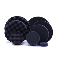 Disque de polissage OEM en mousse, ondulé ou plat, avec support Velcro, de 3 à 7 pouces, pour l'esthétique automobile et le polissage de véhicules