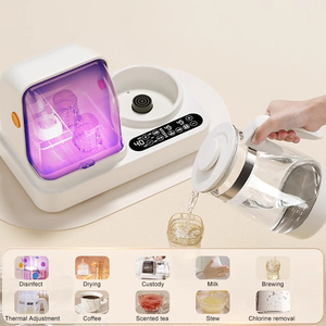 غلاية كهربائية متعددة الوظائف 3 في 1 لوح ليد ، درجة حرارة ثابتة ، وذكي - Product Image 3