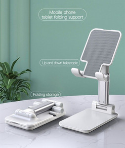 Factory Outlet New Aluminum Adjustable Desk Tablet Phone Tablet <strong>Computer</strong> PPC Stand Mini Portable Folding Holder - Product Image 2