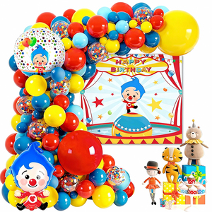 Kit de ballons en aluminium imprimés en quadrichromie pour toile de fond de clown de cirque, durable, pour fête d'anniversaire d'enfants - Product Image 6