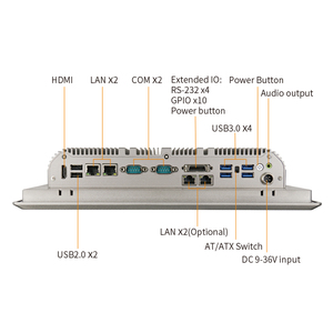 Meegopad <span class=keywords><strong>12</strong></span>.1 pouces AIO Intel Celeron J4125 J6412 N100 N150 CPU VESA 6USB 2Lan 6COM 1xPower Adapter Industrial HMI Touch Panel PC - Product Image 2