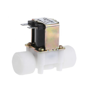 Горячие продажи OEM/ODM доступны 12 В 24 В 220 В DN15 1/<span class=keywords><strong>2</strong></span> "3/4 нормально закрытый пластиковый электромагнитный клапан впускной клапан - Product Image 1