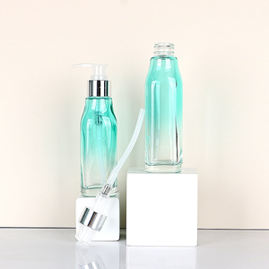 Luxury 100ml 120ml Cosmetic Packaging Thick Wall Serum Facial Oil <b>Pump</b> <b>Bottles</b> With Cap - Product Image 6