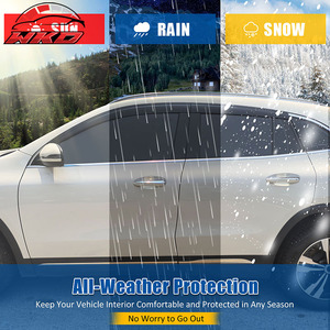 Pare-soleil de fenêtre à profil bas pour Toyota Venza 21-24, style adhésif, déflecteurs de pluie - Product Image 5