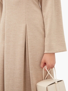 À <span class=keywords><strong>col</strong></span> roulé En <span class=keywords><strong>laine</strong></span> jersey Midi Bureau Élégant Femmes Dames Longue Robe Décontractée - Product Image 6