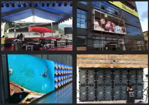 Lotus High Brightness P4 P5 P8 P10 Light Weight Exterior Video Wall Fast Shipping Cheap Shipping Outdoor Video Advertising