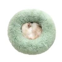 Fournitures hivernales pour animaux de compagnie sur mesure, vente en gros, lit pour chien personnalisé, luxueux, chaud, doux, en peluche, confortable, en bouclette, pour le sommeil