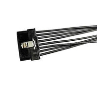 Connecteur automobile 8 broches avec clip de verrouillage, câble noir pour câblage automobile, vente en gros