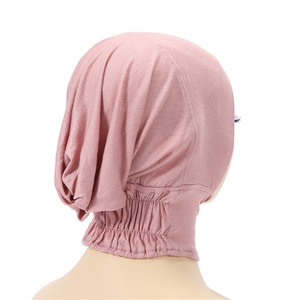 2022 nouveaux cheveux intérieur <span class=keywords><strong>sous</strong></span>-écharpe mercerisé Modal coton Jersey cravate femmes <span class=keywords><strong>sous</strong></span> <span class=keywords><strong>Hijab</strong></span> réglable tête <span class=keywords><strong>Bonnet</strong></span> <span class=keywords><strong>Hijab</strong></span> casquettes - Product Image 4