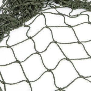 Nylon Hammock With Rings Thickened Mesh <b>Single</b> Person Outdoor Indoor <b>Swing</b> Leisure Tree Bed Durable Minimalist Design - Product Image 4
