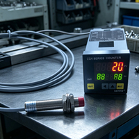 Contador Multifuncional Sommv CG4-RB60 48*48 220VAC con Interruptor de Proximidad, Pantalla de 6 Dígitos y Salida de Relé