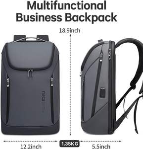 Muestra gratis bolsas de ordenador Oxford impermeables personalizadas con una gran capacidad para mochilas profesionales de viaje para portátiles de negocios - Product Image 2